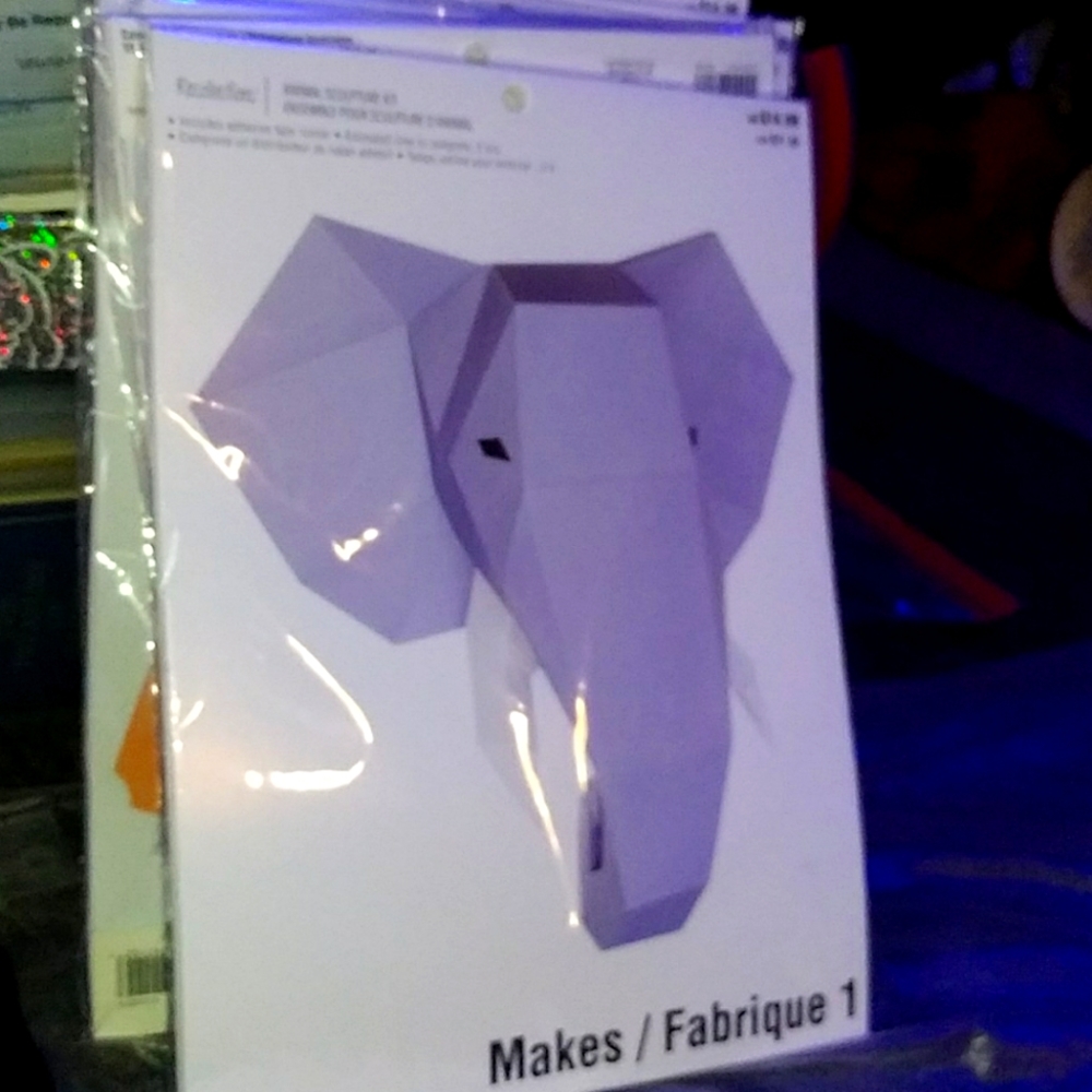 ANIMAL SCULPTURE KIT CRAFT Elephant 3D Animal NEW